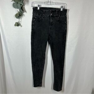 Vigoss | Rebel High Rise Skinny Leg Black Jeans Denim Cotton Women’s Size 27